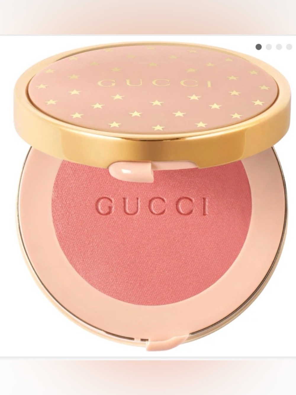 Gucci 
Luminous Matte Powder Blush | SHADE 04 BRIGHT CORAL